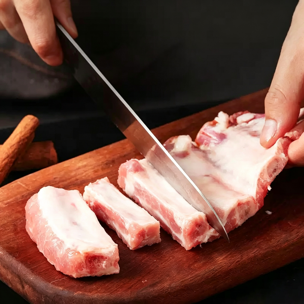 Frozen Black Pork Ribs