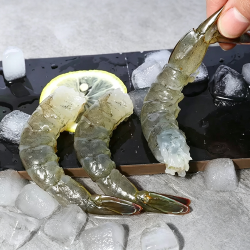 Frozen Whole Raw White Prawns
